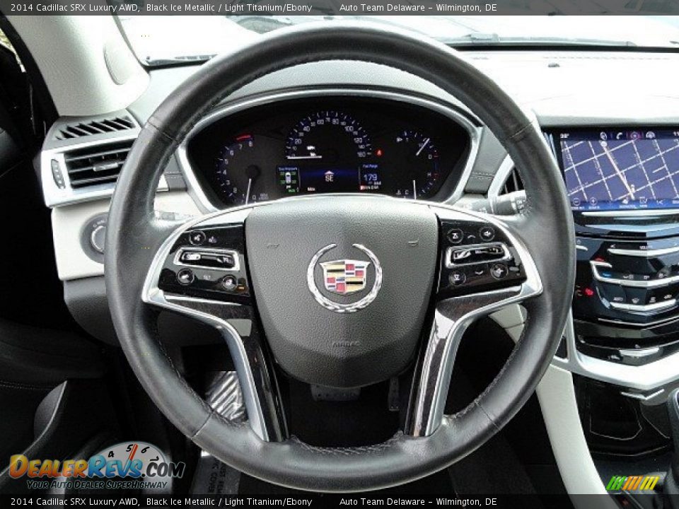 2014 Cadillac SRX Luxury AWD Black Ice Metallic / Light Titanium/Ebony Photo #29