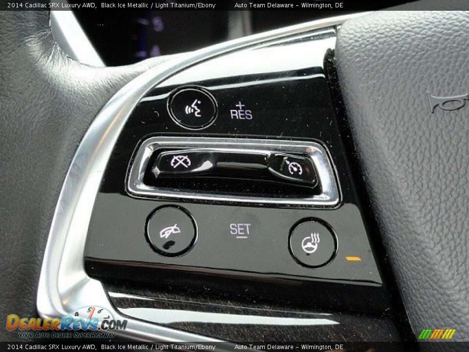 2014 Cadillac SRX Luxury AWD Black Ice Metallic / Light Titanium/Ebony Photo #30