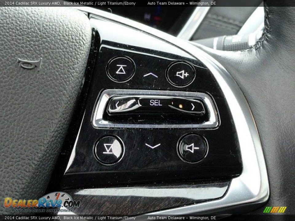 2014 Cadillac SRX Luxury AWD Black Ice Metallic / Light Titanium/Ebony Photo #31