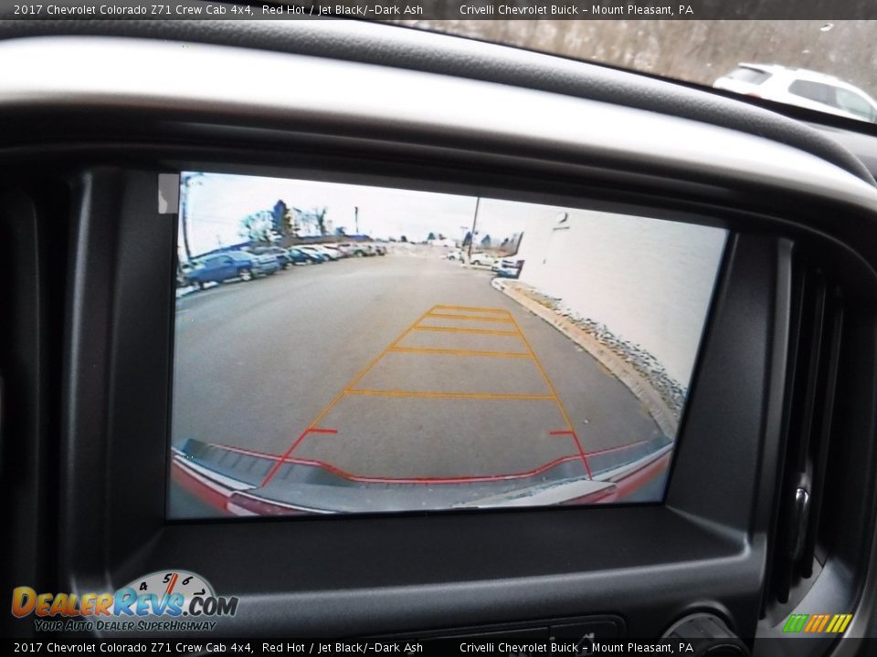 2017 Chevrolet Colorado Z71 Crew Cab 4x4 Red Hot / Jet Black/­Dark Ash Photo #17