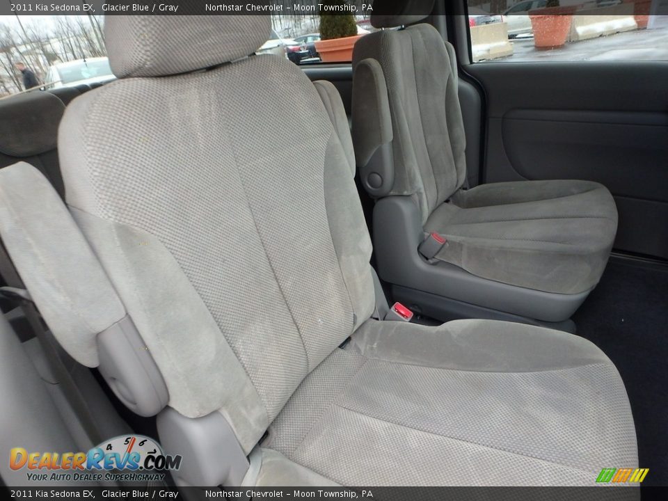 2011 Kia Sedona EX Glacier Blue / Gray Photo #18