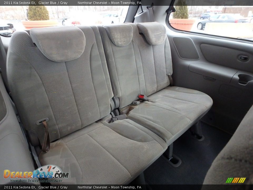 2011 Kia Sedona EX Glacier Blue / Gray Photo #19
