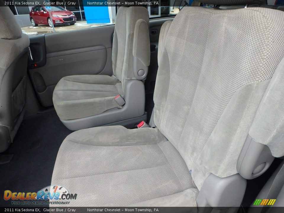 2011 Kia Sedona EX Glacier Blue / Gray Photo #21