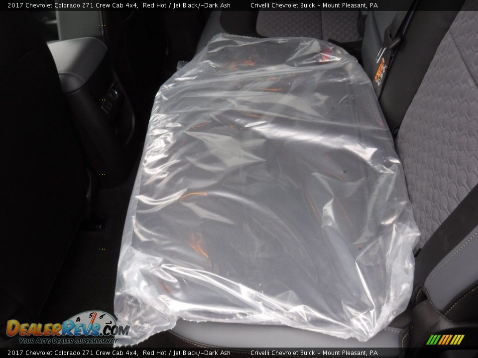 2017 Chevrolet Colorado Z71 Crew Cab 4x4 Red Hot / Jet Black/­Dark Ash Photo #24