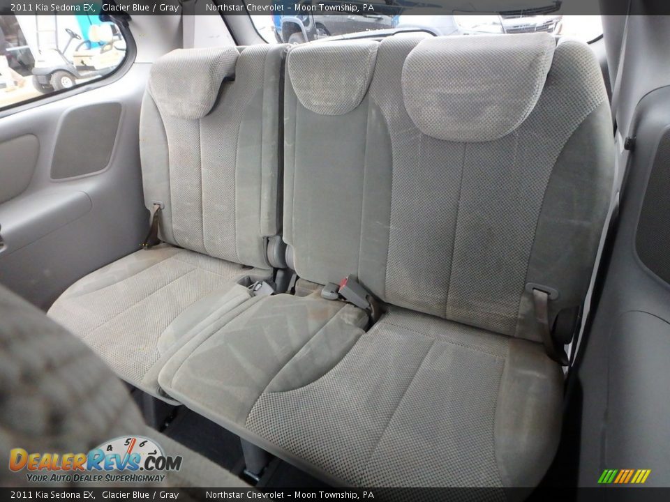 2011 Kia Sedona EX Glacier Blue / Gray Photo #22