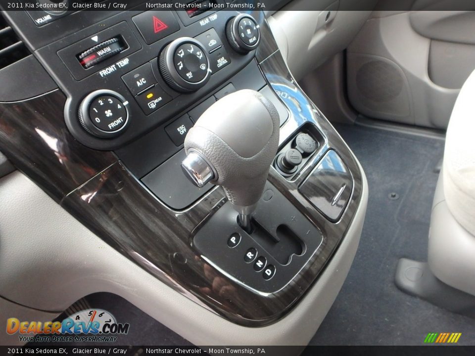 2011 Kia Sedona EX Glacier Blue / Gray Photo #26