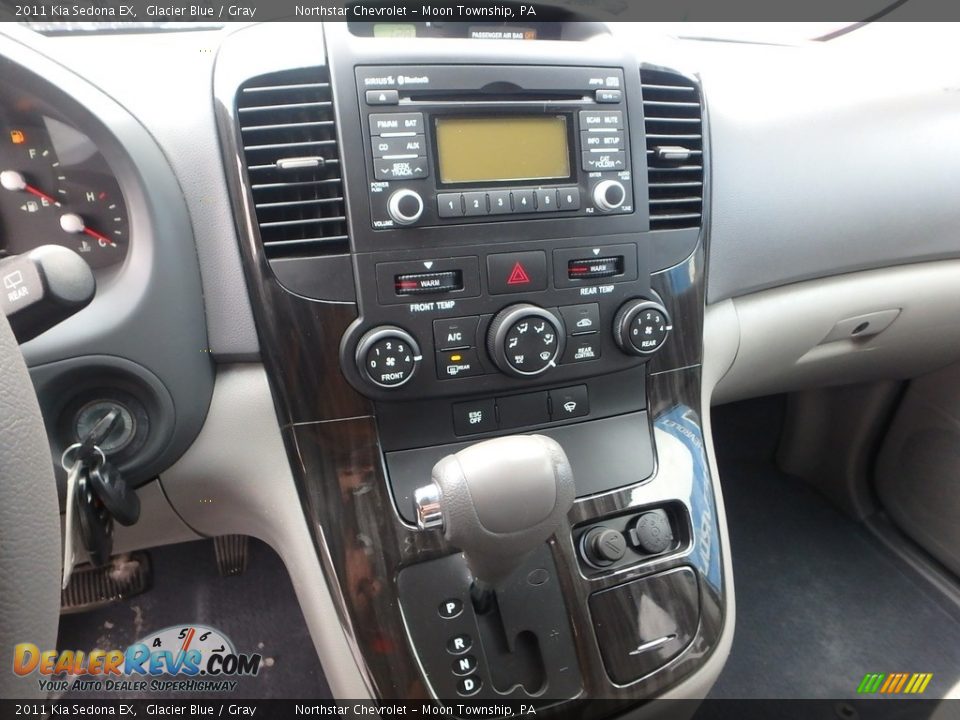 2011 Kia Sedona EX Glacier Blue / Gray Photo #28