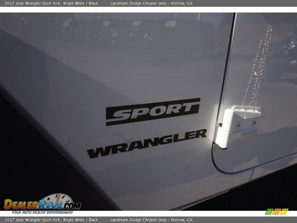 2017 Jeep Wrangler Sport 4x4 Bright White / Black Photo #7