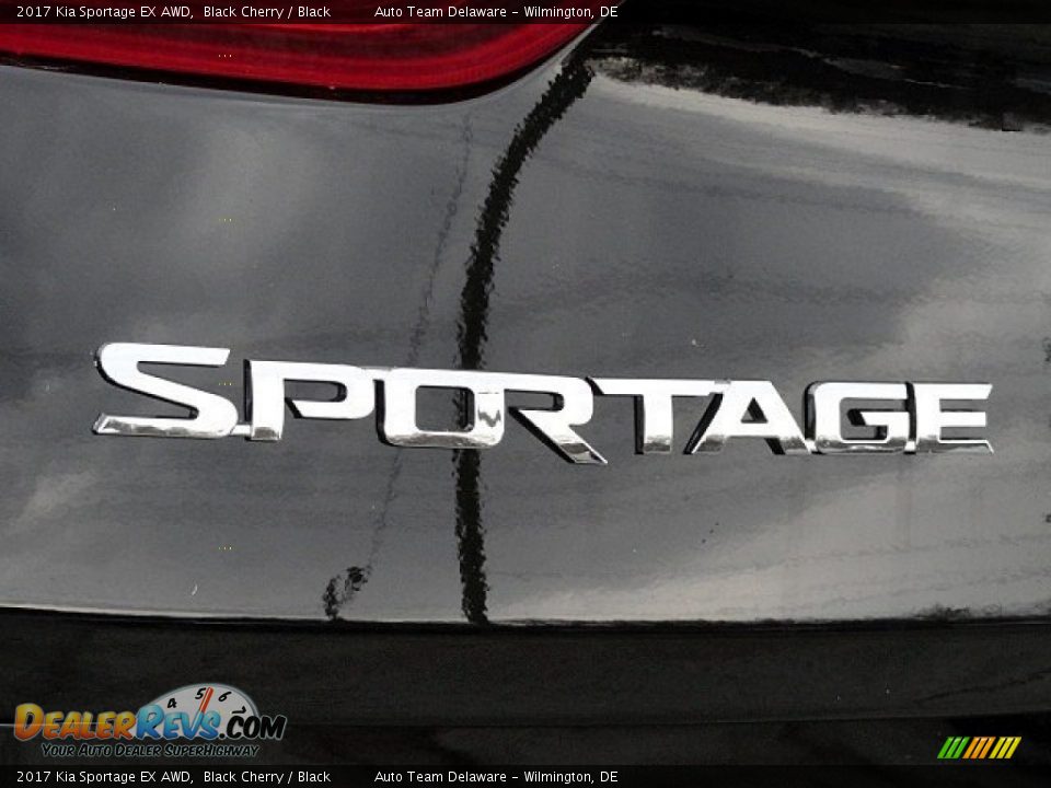 2017 Kia Sportage EX AWD Black Cherry / Black Photo #31