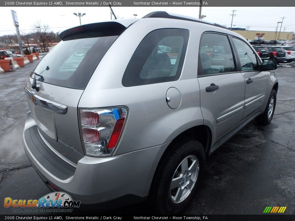 2008 Chevrolet Equinox LS AWD Silverstone Metallic / Dark Gray Photo #8