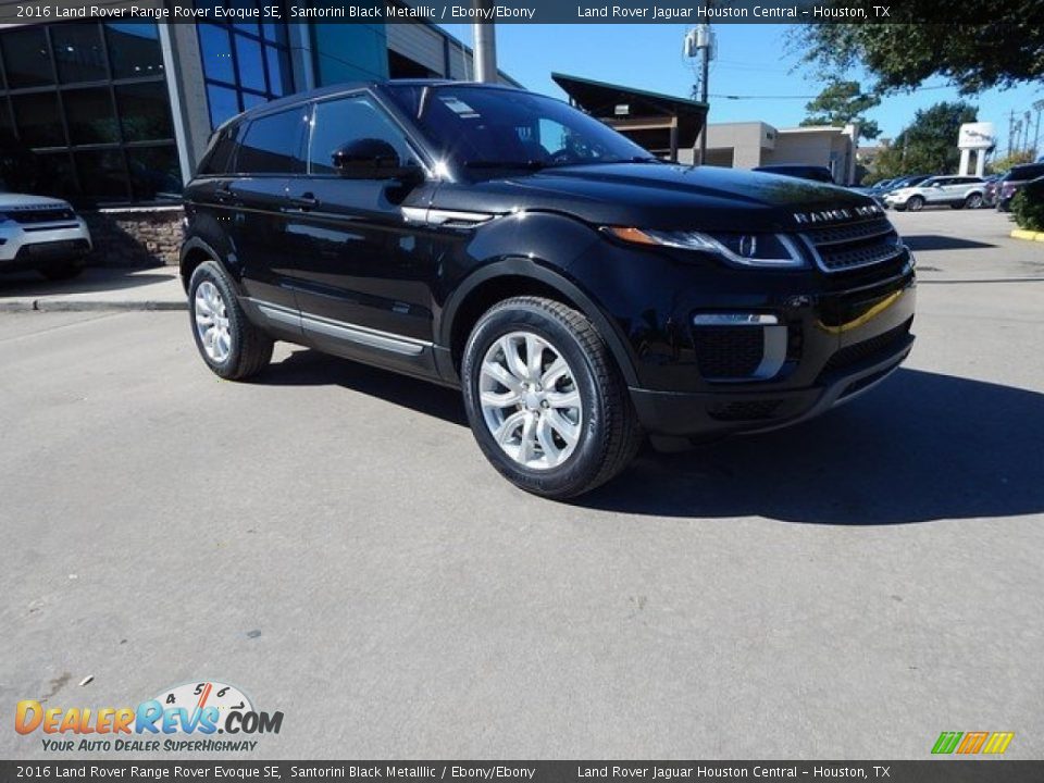2016 Land Rover Range Rover Evoque SE Santorini Black Metalllic / Ebony/Ebony Photo #1