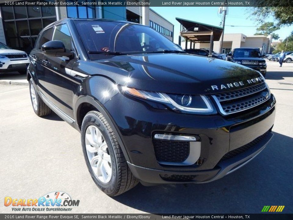 2016 Land Rover Range Rover Evoque SE Santorini Black Metalllic / Ebony/Ebony Photo #2