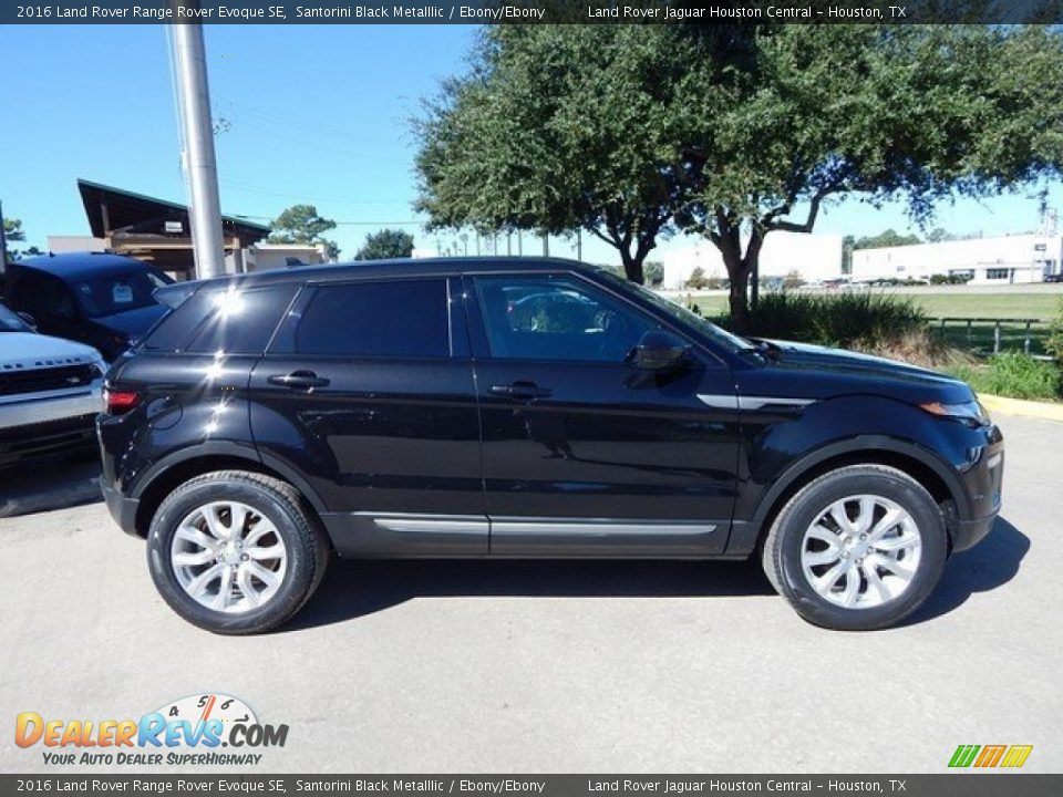 2016 Land Rover Range Rover Evoque SE Santorini Black Metalllic / Ebony/Ebony Photo #6