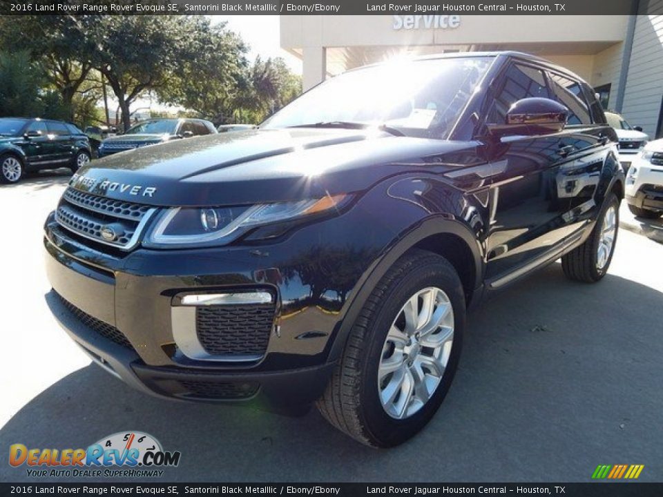2016 Land Rover Range Rover Evoque SE Santorini Black Metalllic / Ebony/Ebony Photo #11