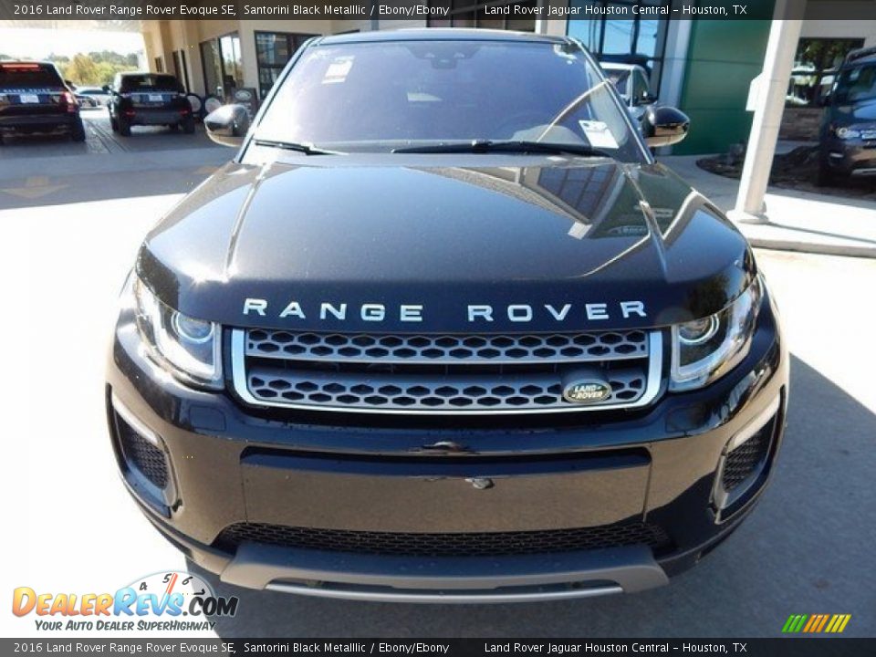 2016 Land Rover Range Rover Evoque SE Santorini Black Metalllic / Ebony/Ebony Photo #12