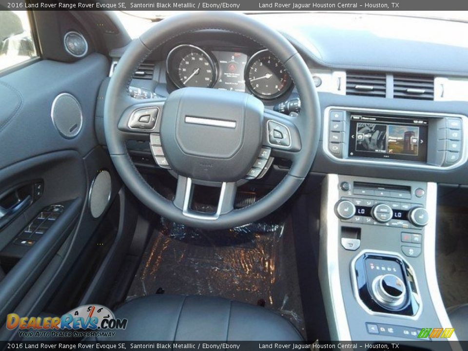 2016 Land Rover Range Rover Evoque SE Santorini Black Metalllic / Ebony/Ebony Photo #14