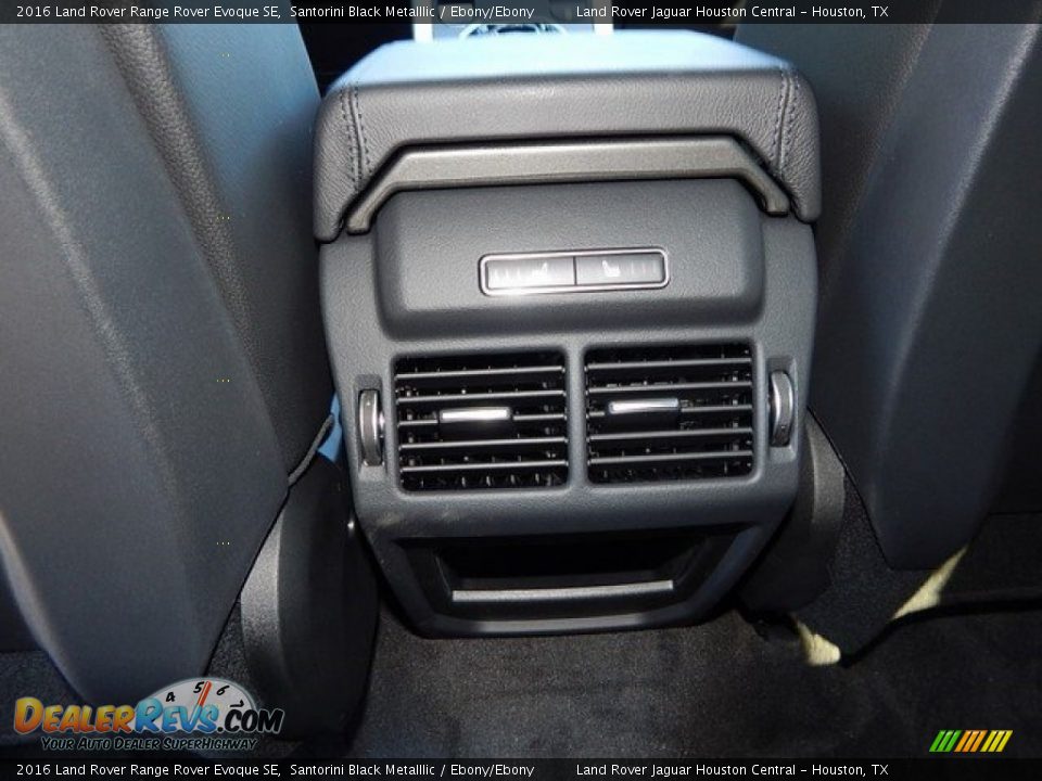2016 Land Rover Range Rover Evoque SE Santorini Black Metalllic / Ebony/Ebony Photo #16
