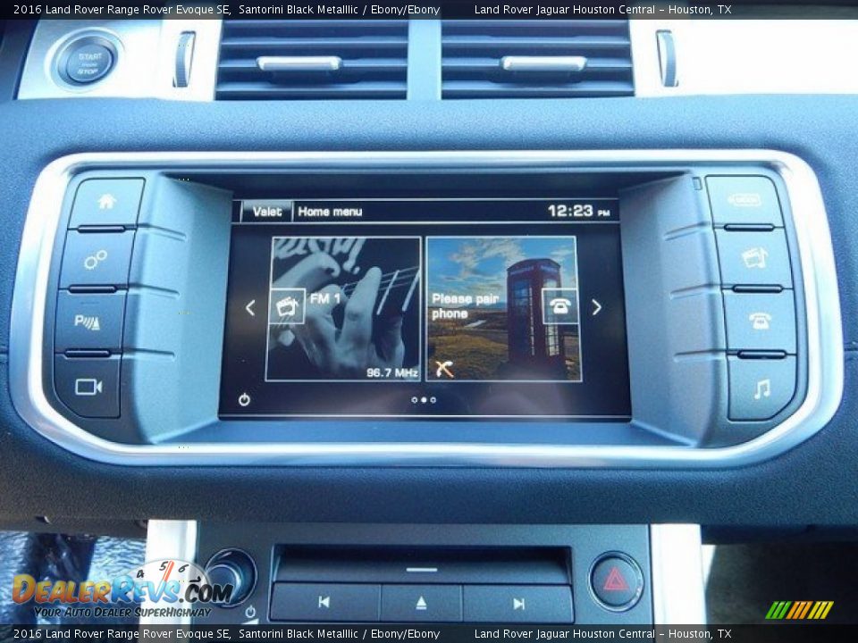 2016 Land Rover Range Rover Evoque SE Santorini Black Metalllic / Ebony/Ebony Photo #19