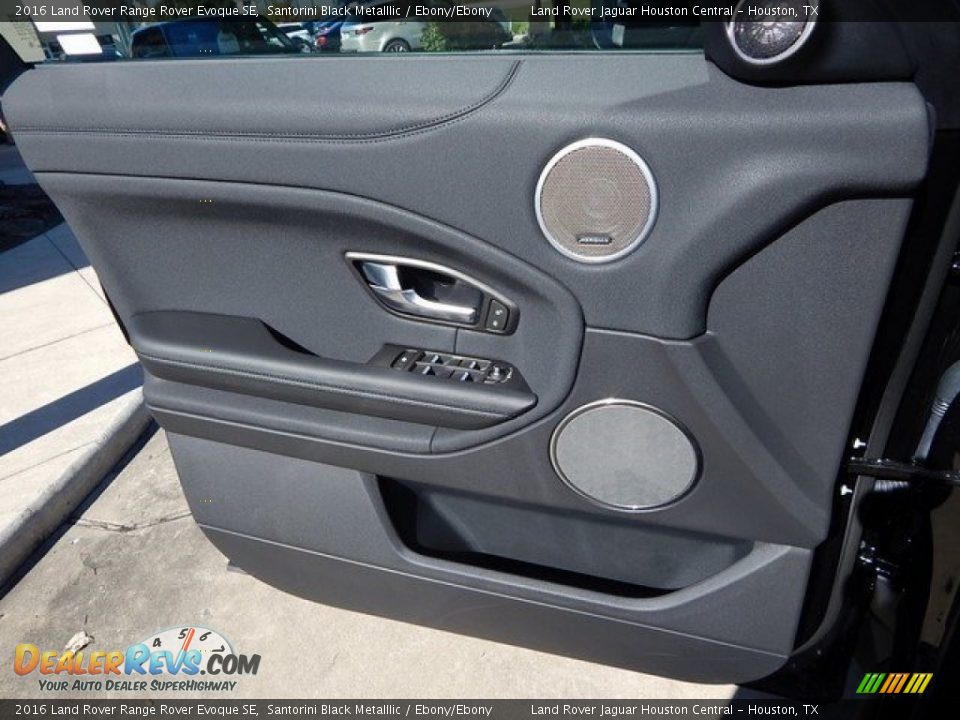 2016 Land Rover Range Rover Evoque SE Santorini Black Metalllic / Ebony/Ebony Photo #21