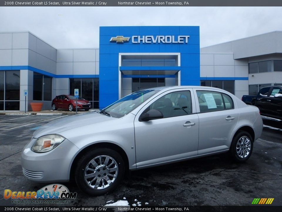 2008 Chevrolet Cobalt LS Sedan Ultra Silver Metallic / Gray Photo #1