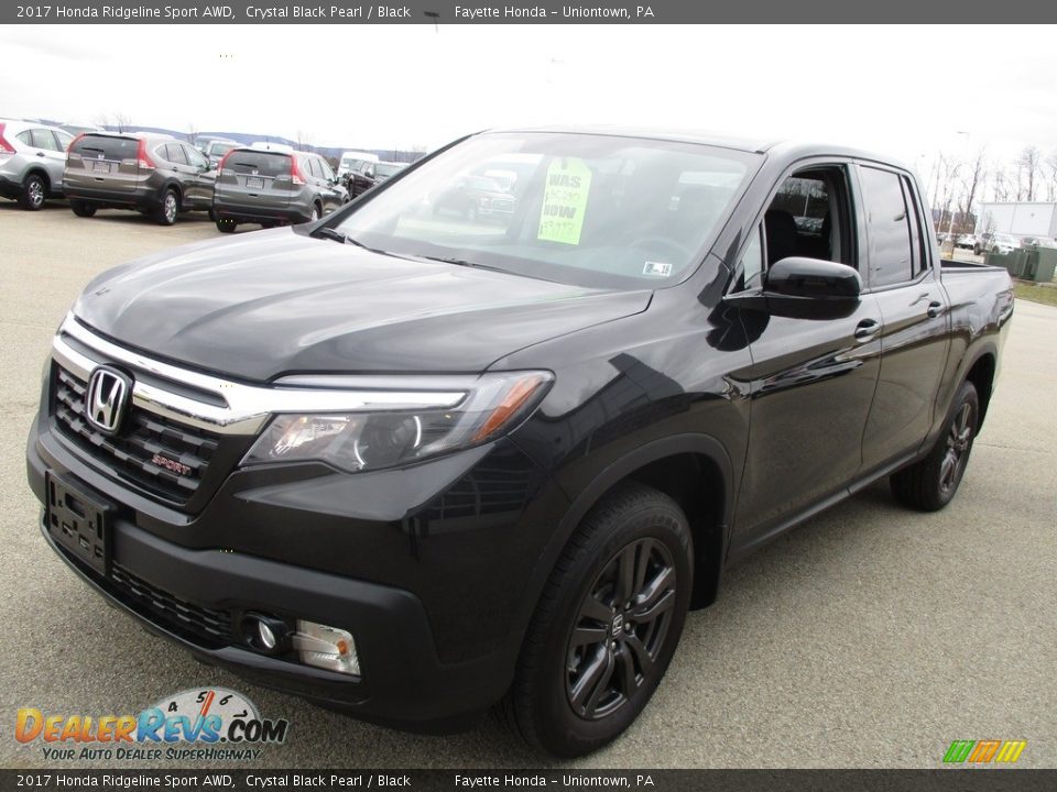 2017 Honda Ridgeline Sport AWD Crystal Black Pearl / Black Photo #5