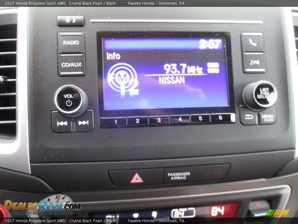 Controls of 2017 Honda Ridgeline Sport AWD Photo #12