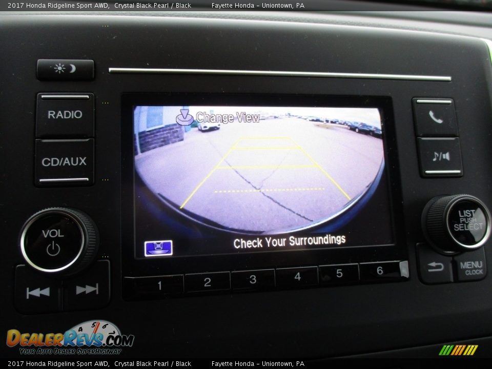 2017 Honda Ridgeline Sport AWD Crystal Black Pearl / Black Photo #13