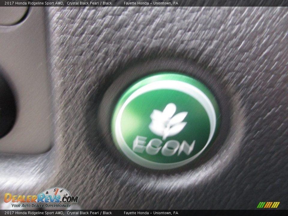 2017 Honda Ridgeline Sport AWD Crystal Black Pearl / Black Photo #14