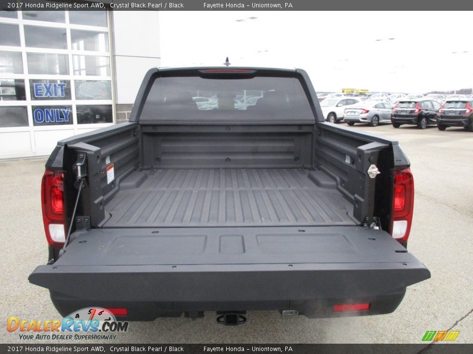 2017 Honda Ridgeline Sport AWD Crystal Black Pearl / Black Photo #16