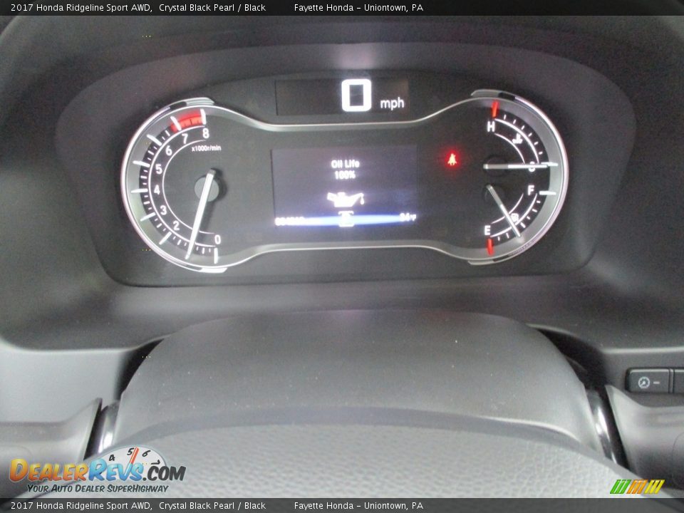 2017 Honda Ridgeline Sport AWD Gauges Photo #20