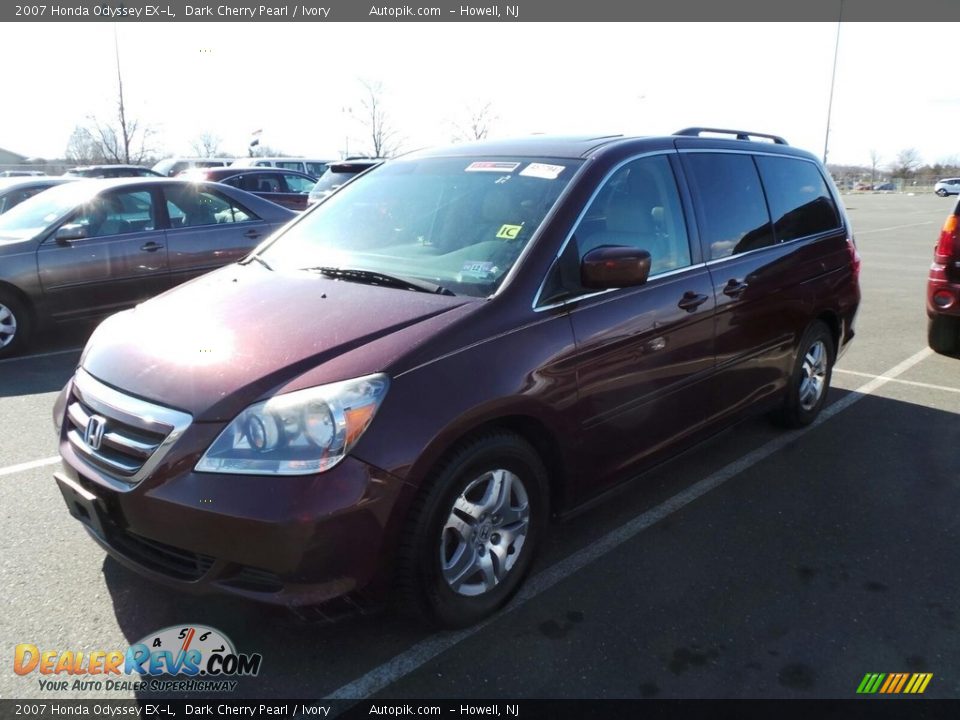 2007 Honda Odyssey EX-L Dark Cherry Pearl / Ivory Photo #1