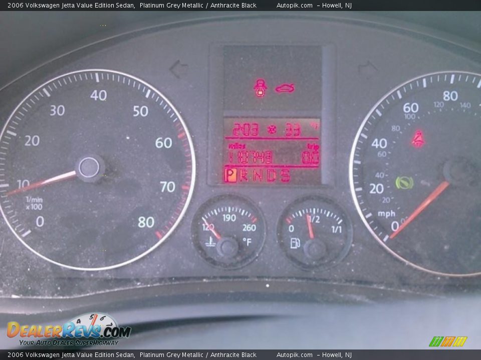2006 Volkswagen Jetta Value Edition Sedan Platinum Grey Metallic / Anthracite Black Photo #5
