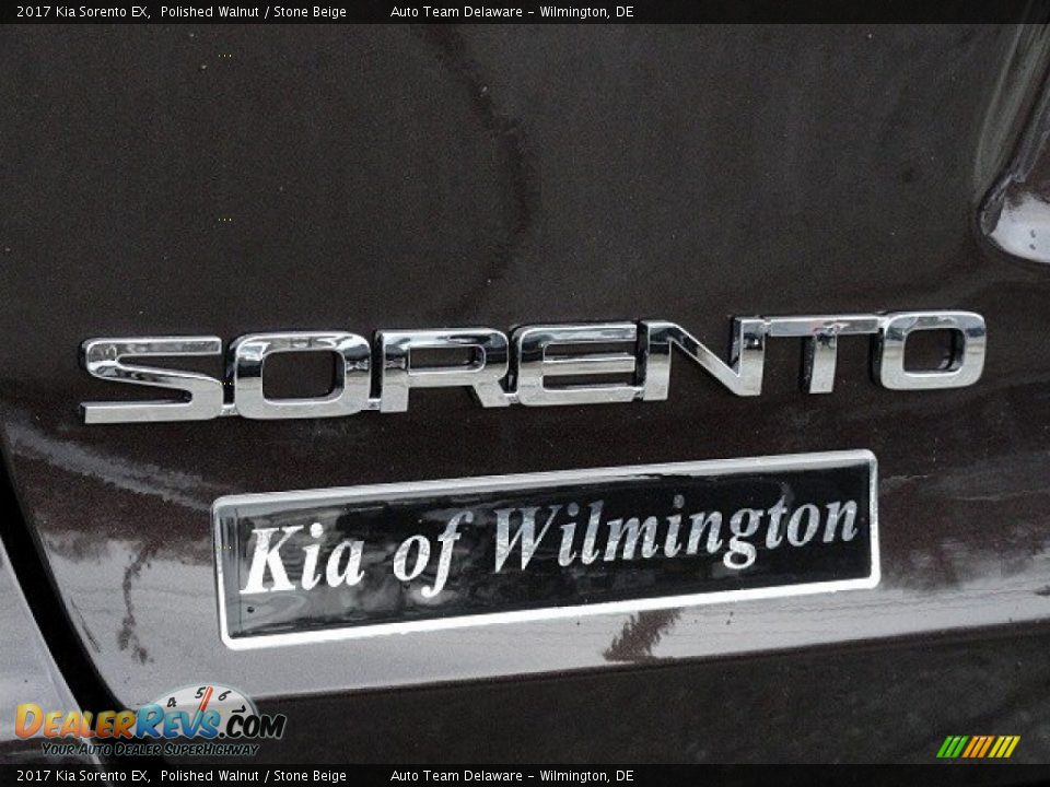 2017 Kia Sorento EX Polished Walnut / Stone Beige Photo #30