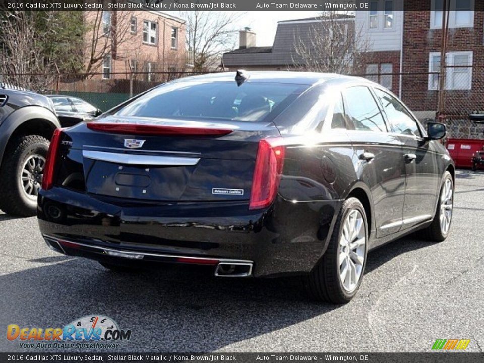 2016 Cadillac XTS Luxury Sedan Stellar Black Metallic / Kona Brown/Jet Black Photo #6