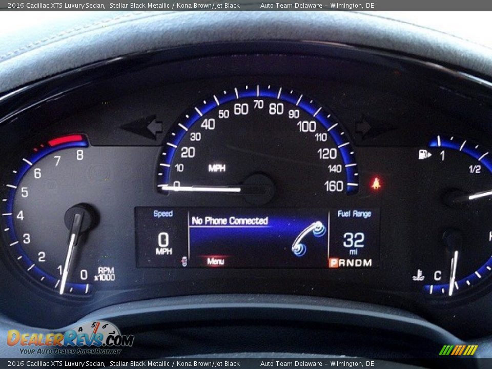 2016 Cadillac XTS Luxury Sedan Stellar Black Metallic / Kona Brown/Jet Black Photo #25