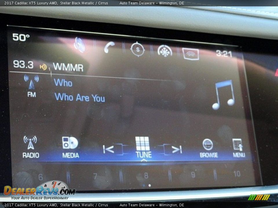 2017 Cadillac XT5 Luxury AWD Stellar Black Metallic / Cirrus Photo #19