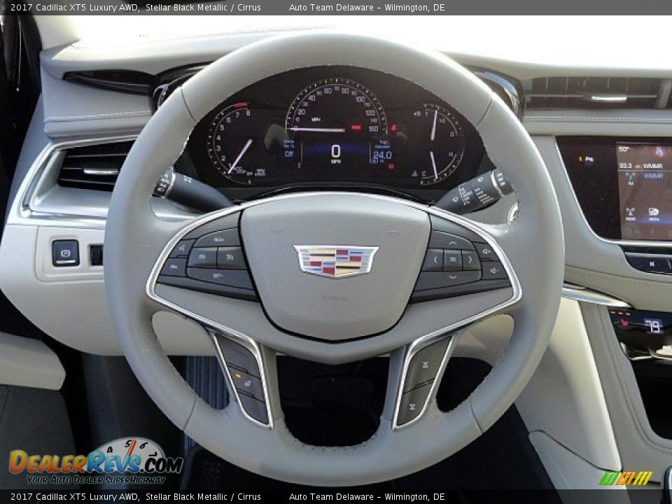 2017 Cadillac XT5 Luxury AWD Stellar Black Metallic / Cirrus Photo #22