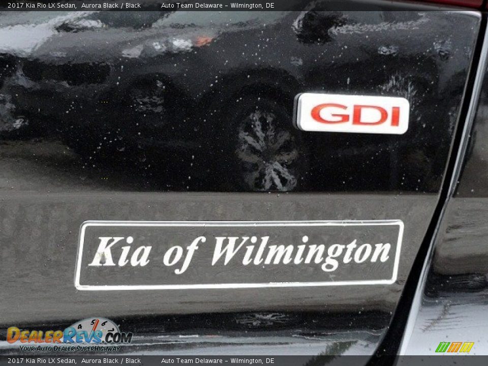 2017 Kia Rio LX Sedan Aurora Black / Black Photo #29