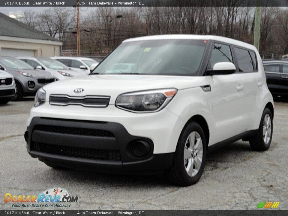 2017 Kia Soul Clear White / Black Photo #3