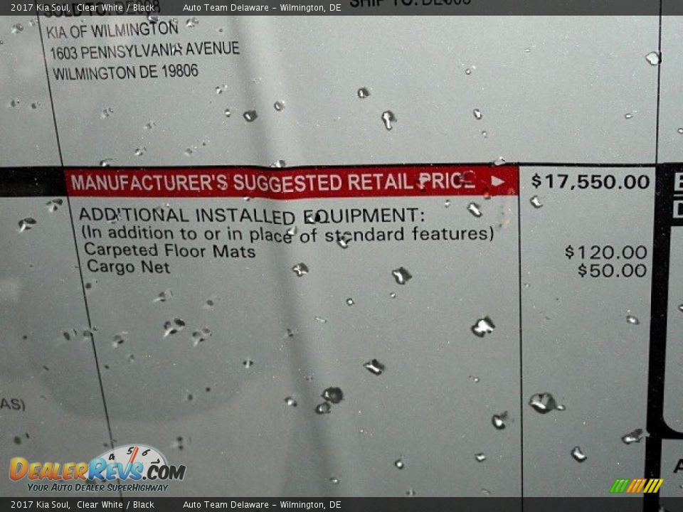 2017 Kia Soul Clear White / Black Photo #23