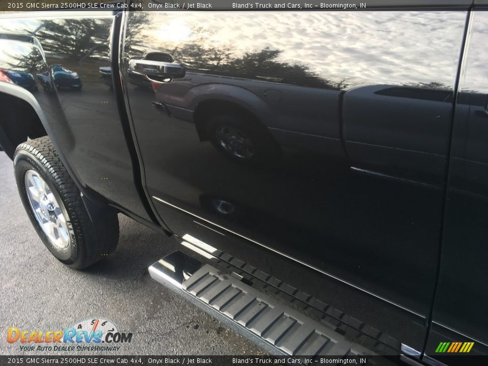 2015 GMC Sierra 2500HD SLE Crew Cab 4x4 Onyx Black / Jet Black Photo #10