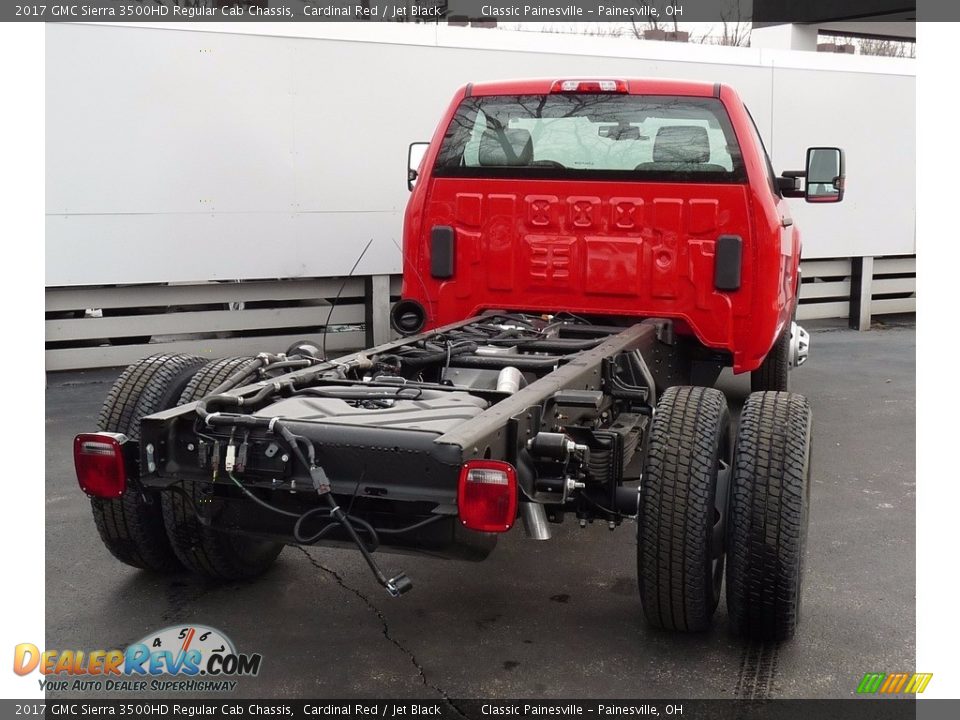 2017 GMC Sierra 3500HD Regular Cab Chassis Cardinal Red / Jet Black Photo #3