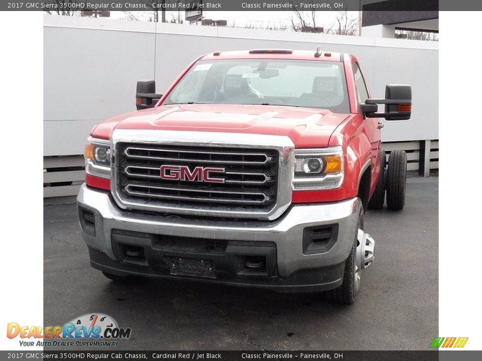 2017 GMC Sierra 3500HD Regular Cab Chassis Cardinal Red / Jet Black Photo #4