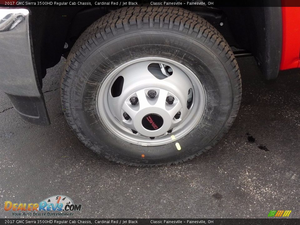 2017 GMC Sierra 3500HD Regular Cab Chassis Cardinal Red / Jet Black Photo #5