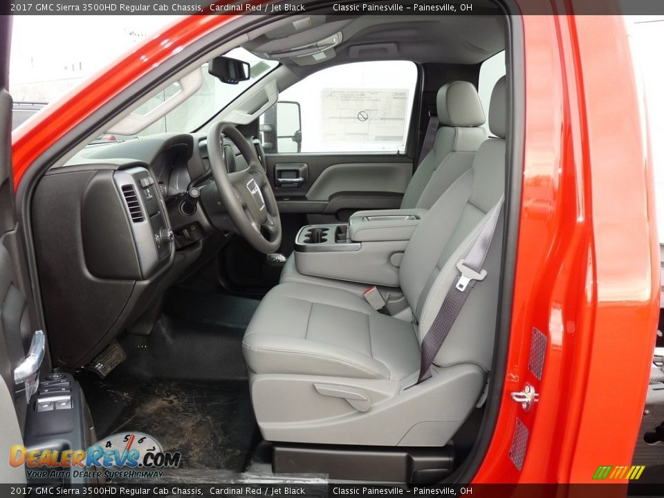 2017 GMC Sierra 3500HD Regular Cab Chassis Cardinal Red / Jet Black Photo #6