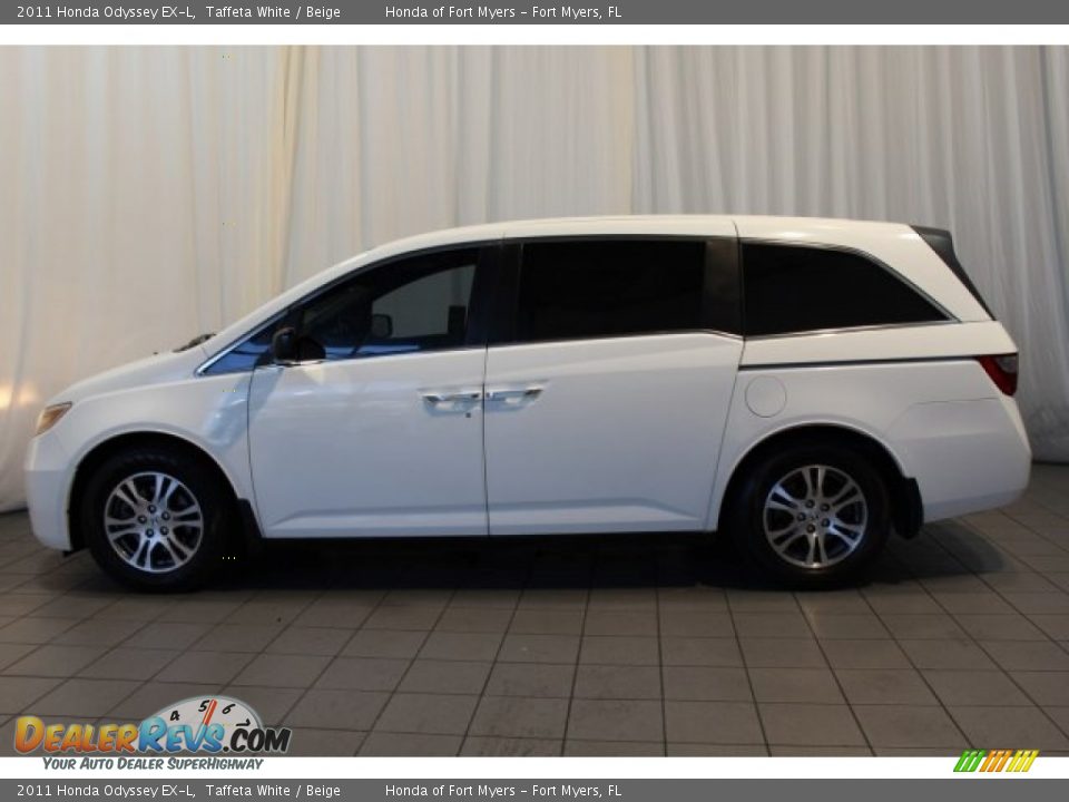 2011 Honda Odyssey EX-L Taffeta White / Beige Photo #5