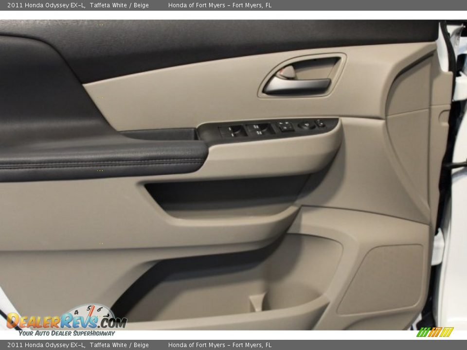 2011 Honda Odyssey EX-L Taffeta White / Beige Photo #7
