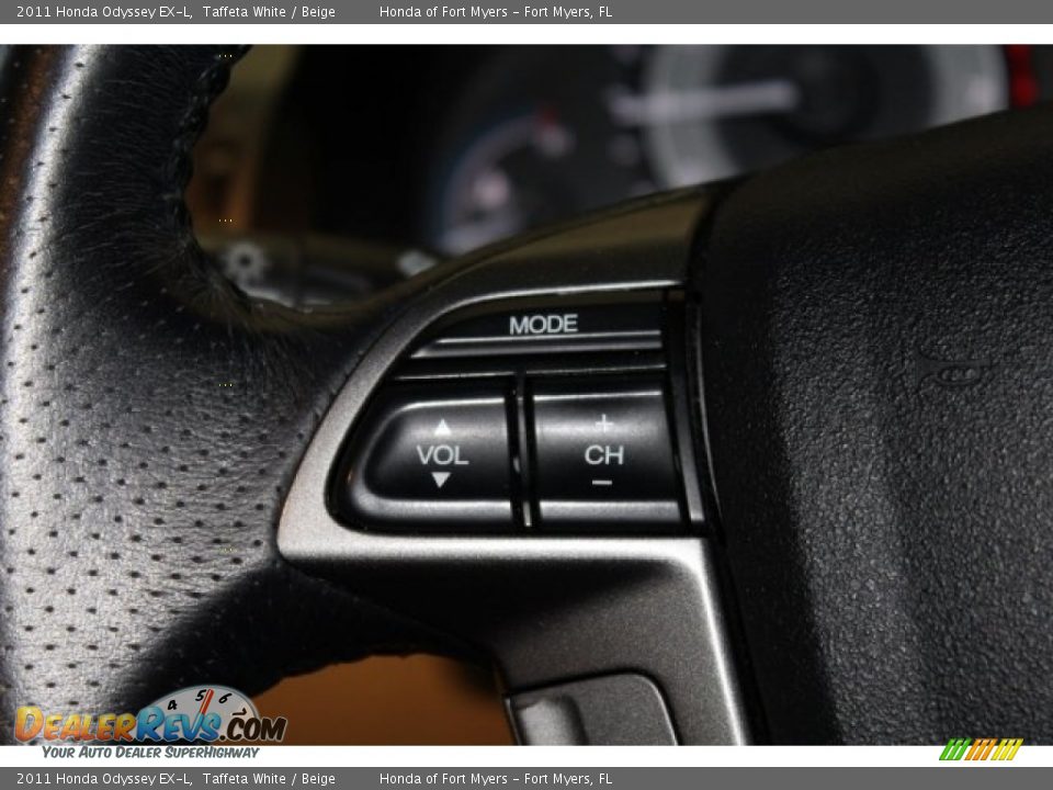 2011 Honda Odyssey EX-L Taffeta White / Beige Photo #13