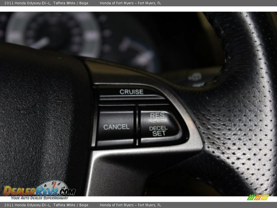 2011 Honda Odyssey EX-L Taffeta White / Beige Photo #14