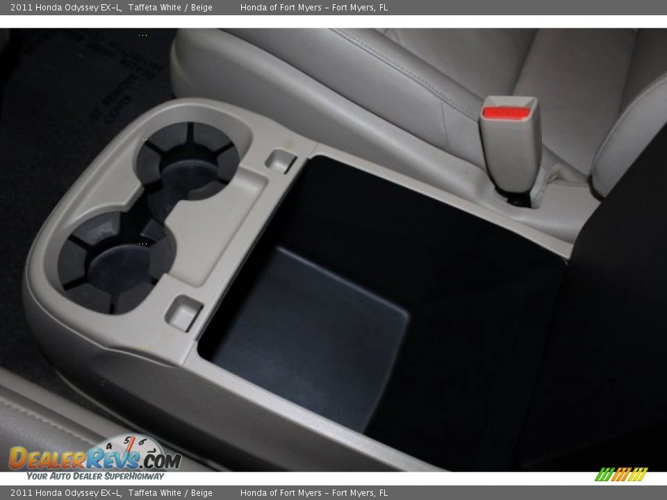 2011 Honda Odyssey EX-L Taffeta White / Beige Photo #24